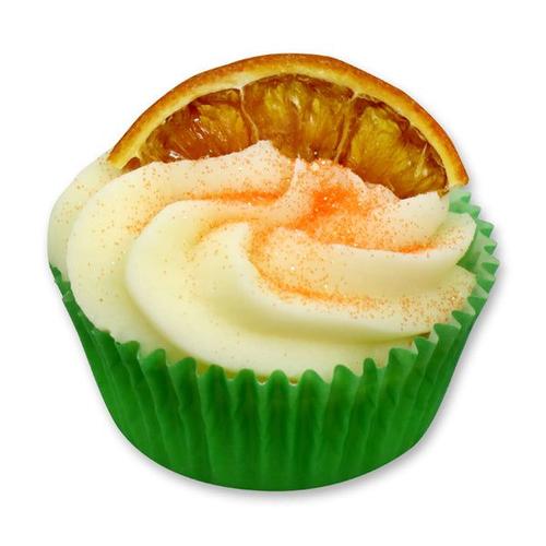 Florex – Badebutter-Cupcake mit Schafmilch, Orange 90 g