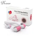 3 in 1 Derma Roller Micro Needles dr Roller Titanium Mezoroller DR Pen Machine Tool trattamento per