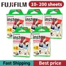 10/20/40/50/60/80/100/160/200 fogli Fujifilm 3 pollici Instax mini 11 9 film per Instant Instax Mini
