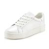 Sneaker ELBSAND, Damen, Gr. 42, weiß, Obermaterial: 100% Rindsleder. Futter: 100% Textilmaterial. Decksohle: 100% Textilmaterial. Laufsohle: 100% Synthetik, unifarben, casual, Schuhe Halbschuh Skaterschuh Sneaker low, Schnürhalbschuh, Freizeitschuh,...