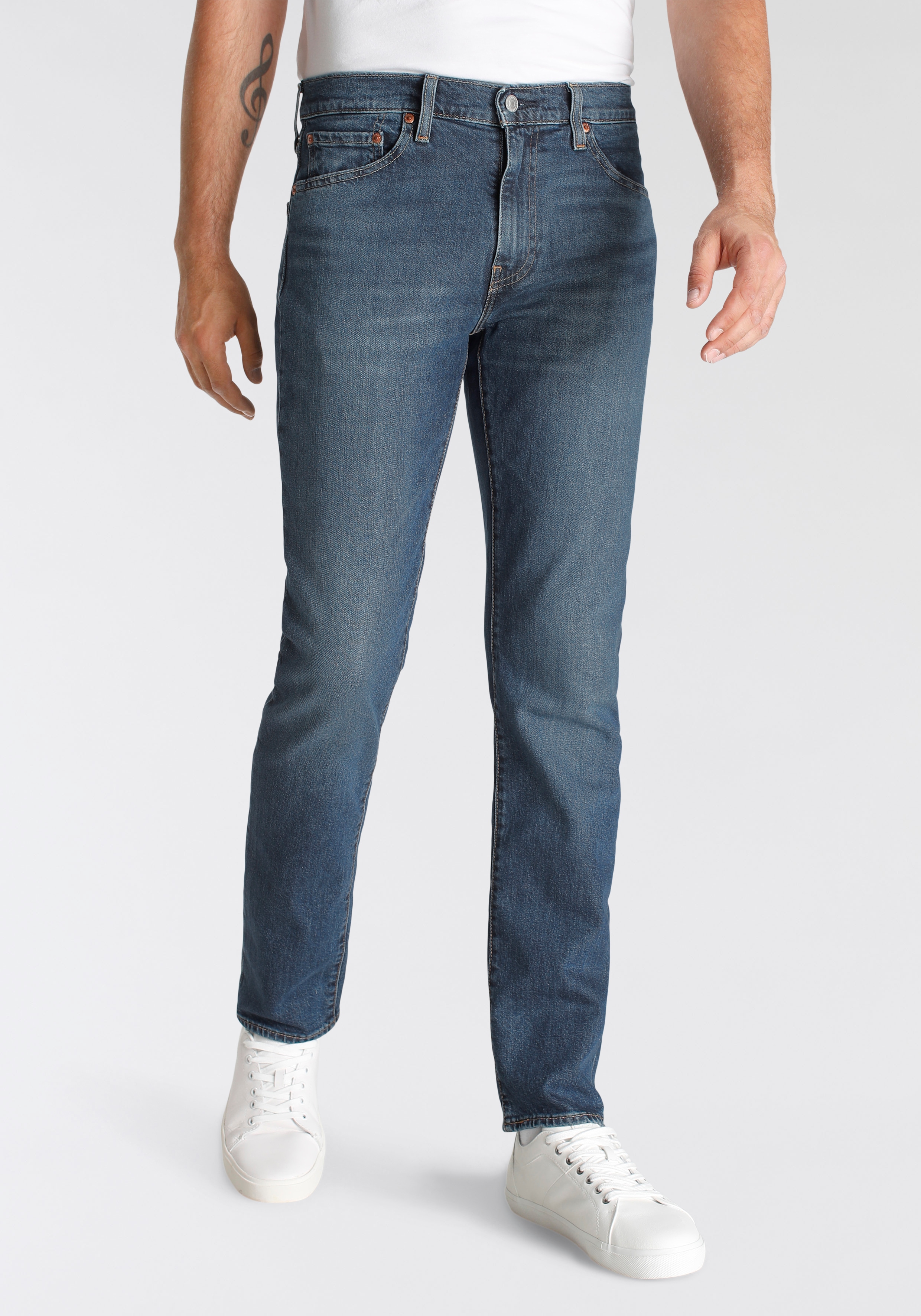 „Slim-fit-Jeans LEVI’S „“511 SLIM““ Gr. 38, Länge 34, blau (apples to apples adv) Herren Jeans Skinny-Jeans mit Stretch“