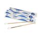 Medical Dental Cotton Tipped Wood Applicators 3 Inch Sterile 2 Per Pouch Wrapped Individually Cotton Swabs Universal Use I 200/Pk