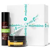 Mambino Organics Organic Skincare Gift for Pregnant Women - Gift Box with Moisturizing Body Oil & Belly Butter - Anti-Stretch Duo Kit