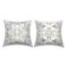 Stupell Soft Abstract Pattern Printed Throw Pillow Set by Ellie Roberts (Set of 2)