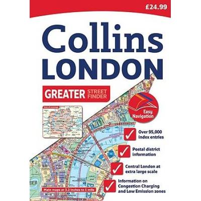 Collins London Greater Street Finder: A4 Edition