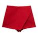 Womens Mini Pleated Skirt Shorts 2024 Spring Summer Trendy High Waisted Elastic Tennis Skating Shorts A Line Skirt Female Clothes Daily Wear