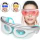Mieauty Electric Eye Massager with Heating 3 Colors LED Photon Light Therapy Eye Mask Anti-Aging Wrinkle Removal Anti Acne Eye Rejuvenator Device Eye Repair for Eyes Dark Circles