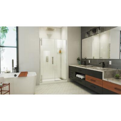 Dreamline DreamLine Ascend 48 - 49 inch W x 72 inch H Frameless Pivot Shower Door in Brushed Nickel SDAD48W720VXX04