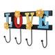 Pretty Love Letter Wall Hook Wooden Hook Grocery Storage Hook Creative Wall Decoration Hook for Home Living Room