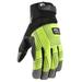 Wells Lamont 7864XL Mens Hi Dex Synthetic Leather Hi Viz Glove - Extra Large