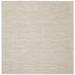 HomeRoots 7 x 7 ft. Ivory & Beige Non Skid Indoor & Outdoor Square Area Rug - Beige and Ivory - 0.25in. H x 84in. W x 84in. D