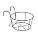 Augper Iron Flower Pot Hanger Plant Flower Balcony Garden Bonsai Balcony Flower Basket