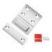 Ultra-Thin Stainless Steel Cabinet Door Magnetic Door Buckle Without Punching (Silver)