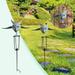 Ikohbadg Garden Stake Wind Spinn Life-Like Garden Art Bird Patio Pinwheels Decoration Garden Stakes Decorative