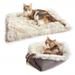 Esaierr Cat Dogs Plush Pet Bed Pet Mats Pad Rectangle Cat Dog Fall Winter Warm Sleeping Bag Long Plush Soft Pet Bed Calming Bed