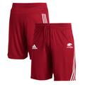 Men's adidas Red South Alabama Jaguars Three-Stripe Knit Shorts