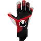 UHLSPORT Herren Handschuhe Powerline Supergrip+ Flex HN, Größe 11 in schwarz/rot/weiß