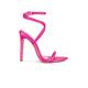 JLO Jennifer Lopez x REVOLVE Star Sandal in Fuchsia. Size 8.5, 9.