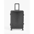 John Lewis Como 4 Wheel Medium Suitcase, 66L, Black