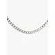 Vintage Fine Jewellery Second Hand Flat Curb Chain Necklace, Dated Circa 1980s