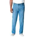 Men's Big & Tall Liberty Blues™ Relaxed-Fit Stretch 5-Pocket Jeans by Liberty Blues in Light Sanded Wash (Size 42 40)