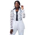 Plus Size Women's Lace Blazer by Jessica London in White (Size 24 W) Jacket