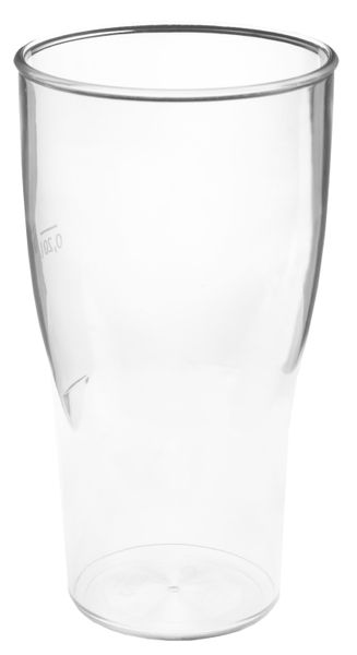 200 Mehrweg Bier Gläser 200ml Kunststoff Wiederverwendbar unzerbrechlich SAN Image