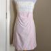 Lilly Pulitzer Dresses | Lilly Pulitzer Pink Gingham Strapless Dress, 6 | Color: Pink/White | Size: 6