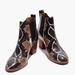 Madewell Shoes | Madewell Snakeskin Boots The Reagan Boot Size 7.5 Booties | Color: Black/Brown | Size: 7.5