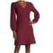 Madewell Dresses | Madewell Texture And Thread Dress | Color: Red | Size: Xs