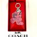 Coach Bags | Nib Coach X Disney Minnie Mouse Charm Keychain With Box And Dust Bag | Color: Pink/Red | Size: Os