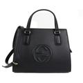 Gucci Bags | Gucci Soho Leather Tote Crossbody Bag | Color: Black | Size: Os