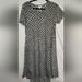 Lularoe Dresses | Lularoe Sz Large Carly Tunic Dress | Color: Cream/Gray | Size: L