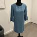 Zara Dresses | Light Denim A Line Zara Dress | Color: Blue | Size: S