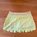 Lululemon Athletica Shorts | Lululemon Womens Light Lime Green Skort W Polka Dots/ Back Ruffles / Size 8r | Color: Green/Yellow | Size: 8 Regular