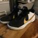 Nike Shoes | Nike Basketball Shoes- Team Hustle D10 Big Kid Size 6y | Color: Black/Gold | Size: 6b