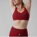 Athleta Intimates & Sleepwear | Athleta Solace Sports Bra In Textured Chakra Floral Red | Color: Red | Size: S