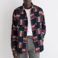 J. Crew Shirts | J. Crew Mens Slim Midweight Flannel Workshirt In Patchwork Size S Slim Fit | Color: Blue/Red | Size: S