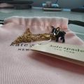 Kate Spade Jewelry | Kate Spade Ma Cherie French Bulldog Necklace (Nwt!) | Color: Black/Gold | Size: Os