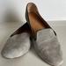 J. Crew Shoes | J. Crew - Gray Suede Smoking Slippers With Black Trim - Size 7.5 Medium | Color: Black/Gray | Size: 7.5