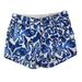 Lilly Pulitzer Shorts | Lilly Pulitzer Women's Blue White Cotton Shorts The Callahan Short Size 00 | Color: Blue/White | Size: 00