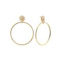 Michael Kors Jewelry | Michael Kors Women's Mercer Link 14k -Plated Sterling Silver Oversized Hoops | Color: Gold | Size: Os