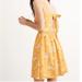 Madewell Dresses | Madewell Silk Fleur Bow-Back Dress | Color: Gold/Yellow | Size: 6