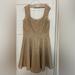 Jessica Simpson Dresses | Jessica Simpson Lace Cocktail Dress | Color: Tan | Size: 14