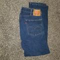 Levi's Jeans | Mens Jeans 38 Large Straight Levi's 505 Denim Jean Pants Stretch Jeans 38/ 32 | Color: Blue | Size: 38