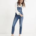 Madewell Jeans | Madewell Skinny Cropped Denim Jansen Wash Jean Bib Overalls | Color: Blue | Size: Xs
