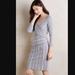 Anthropologie Dresses | Maeve Anthropologie Sz Small Wrapped Stripe Column Blue White Casual Dress Nwt | Color: Blue/White | Size: S