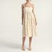 J. Crew Dresses | Jcrew Petite Tie-Back Tiered Dress In Gathered Floral Block Print | Color: White/Yellow | Size: 6p