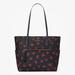 Kate Spade Bags | Kate Spade Chelsea Red Rose Toss Floral Printed Nylon Tote, Black Nwt | Color: Black/Red | Size: Os