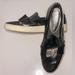 Michael Kors Shoes | Michael Kors Black Embellished Sneakers 8.5 | Color: Black/Silver | Size: 8.5